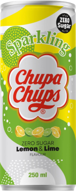 Chupa Chups gazirani sok s okusom limuna i limete bez šećera