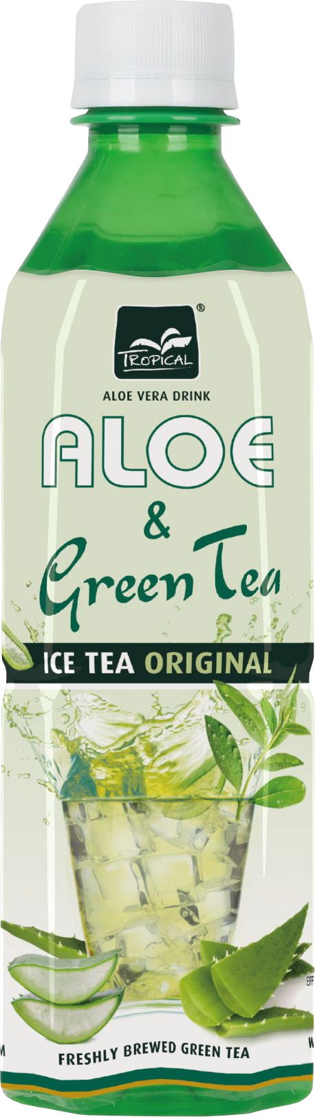 Aloe vera i zeleni čaj Tropical napitak u boci 500 mililitara Aloe vera i zeleni čaj Tropical napitak u boci 500 mililitara